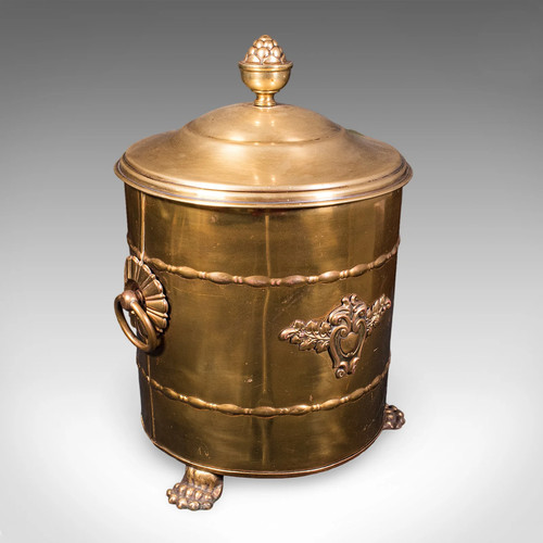 Antique coal bin english - coal,
